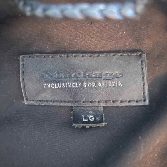 Mackage for Atrizia Oversized Motorcycle Jacket - Picture 4 of 5